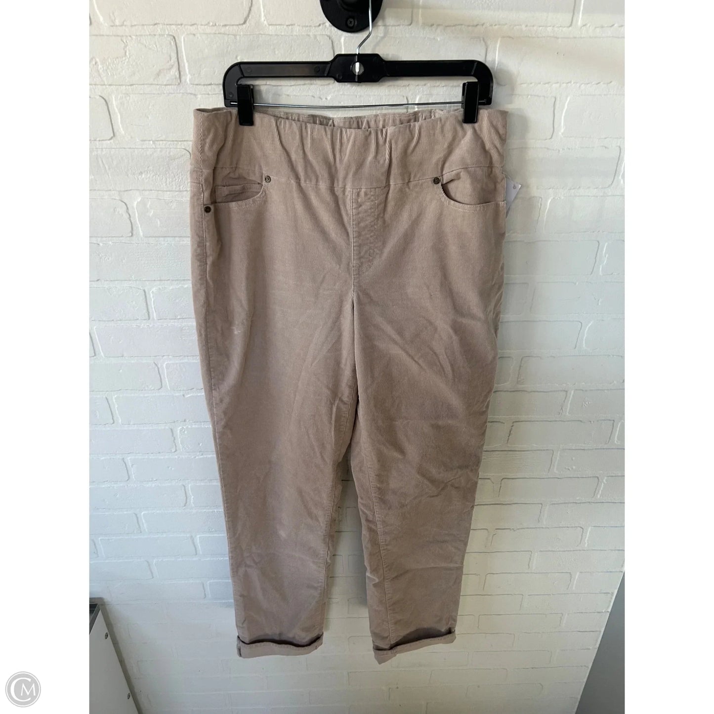 Pants Corduroy By Coldwater Creek In Tan, Size: 12l