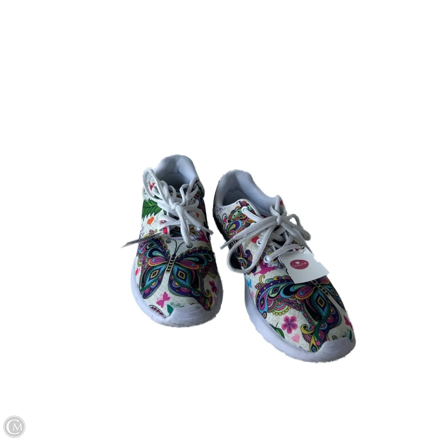 Shoes Sneakers By Cmc In Cream & Green, Size: 7.5