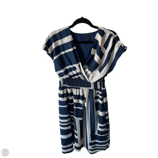 Dress Work By Ann Taylor In Blue & White, Size: M