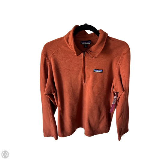 Top Long Sleeve By Patagonia In Orange, Size: L