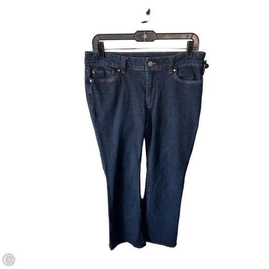 Jeans Flared By White House Black Market In Blue Denim, Size: 8p