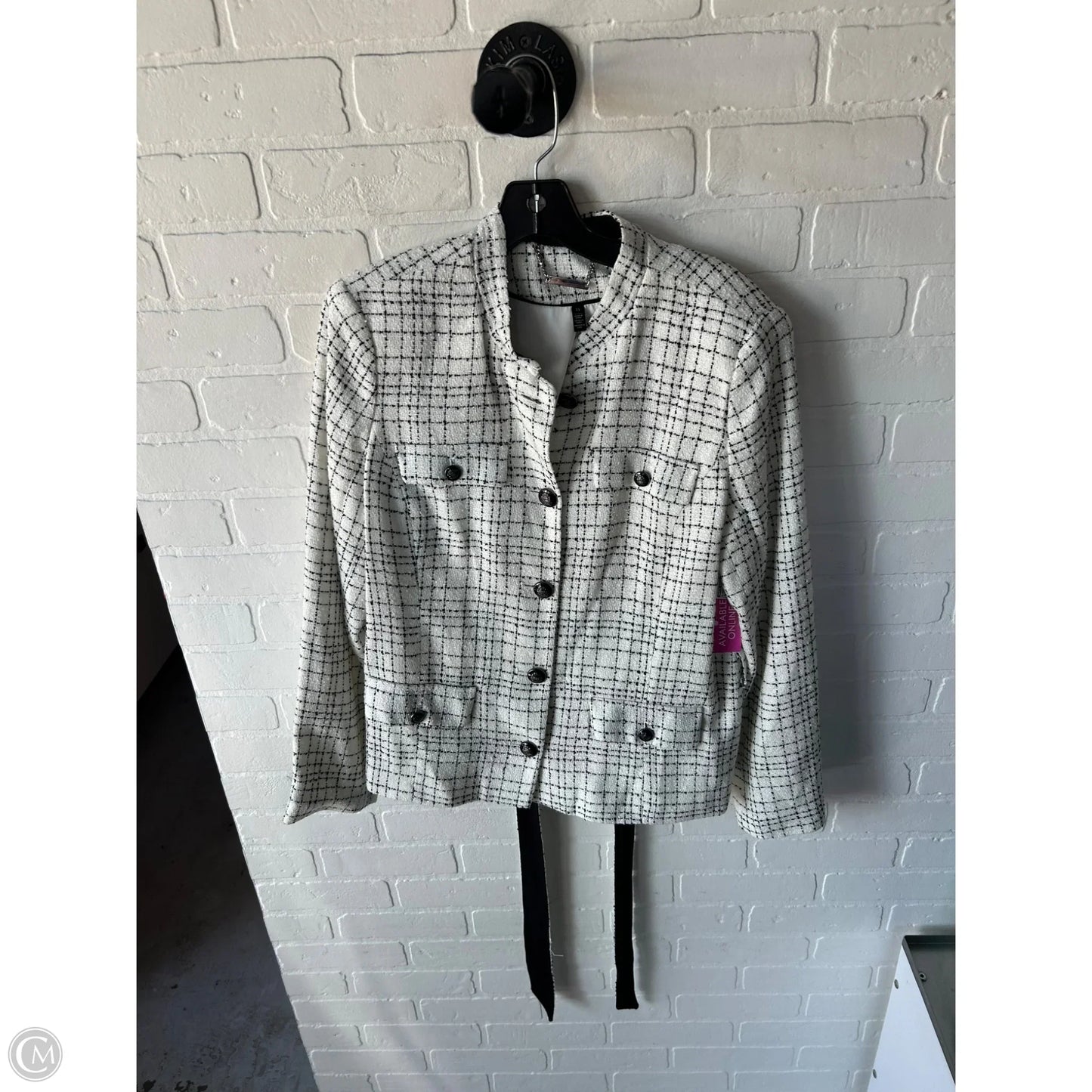 Blazer By White House Black Market In Black & White, Size: Xl