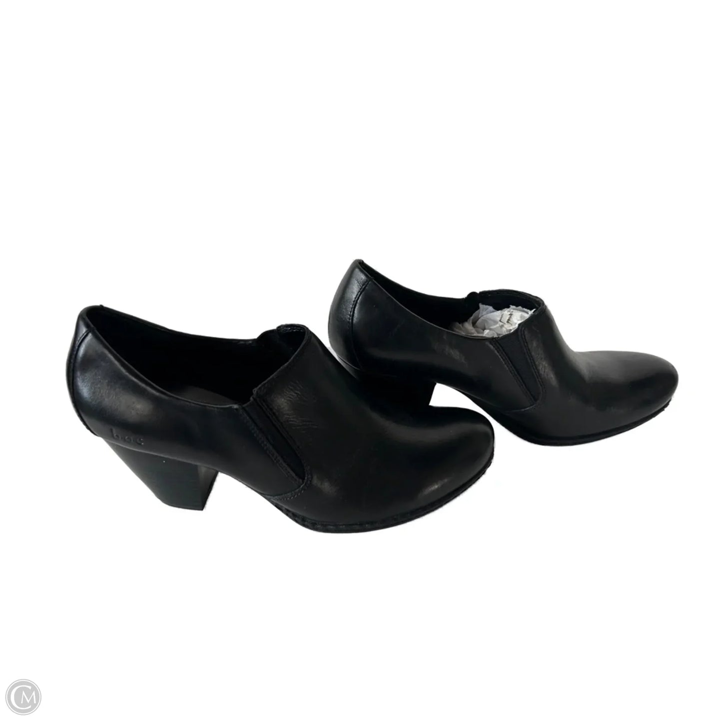 Boots Ankle Heels By Boc In Black, Size: 8