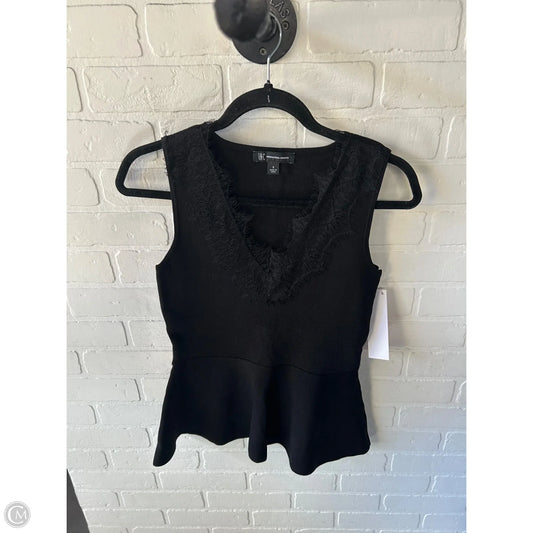 Top Sleeveless By Inc In Black, Size: S