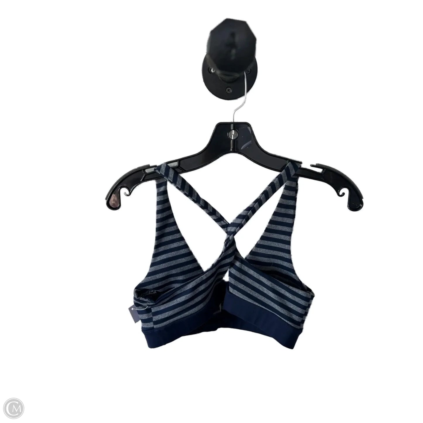 Athletic Bra By Splendid In Black & Grey, Size: M