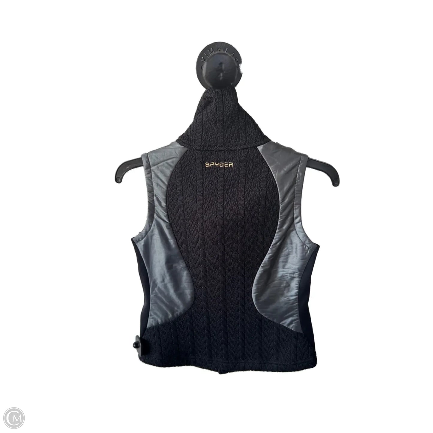 Vest Other By Spyder In Black & Grey, Size: S