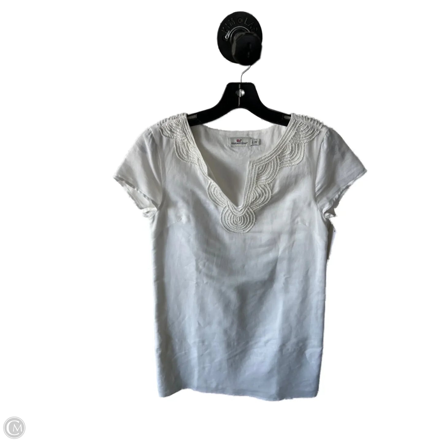 Dress Casual Short By Vineyard Vines In White, Size: Xxs