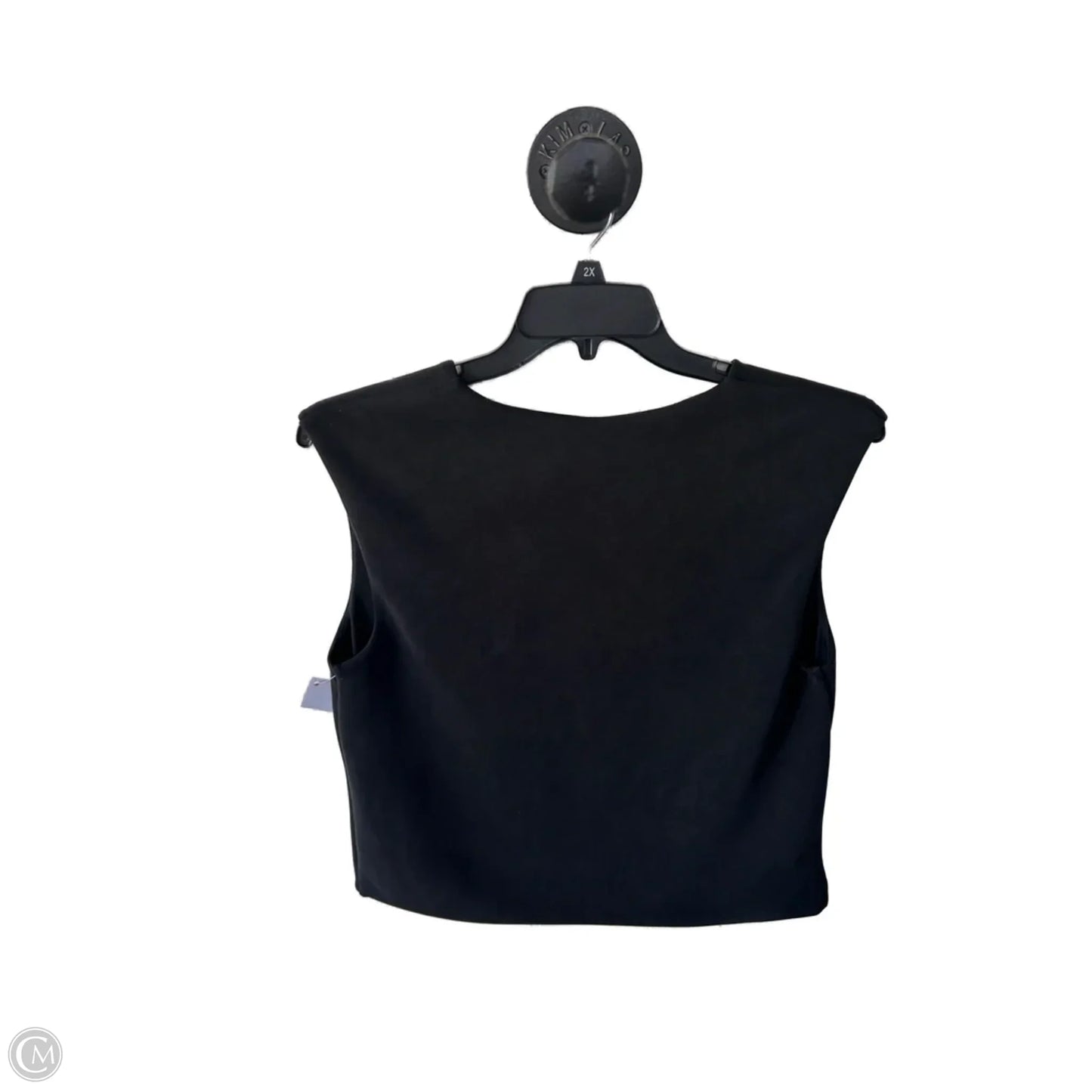 Top Short Sleeve By A New Day In Black, Size: M