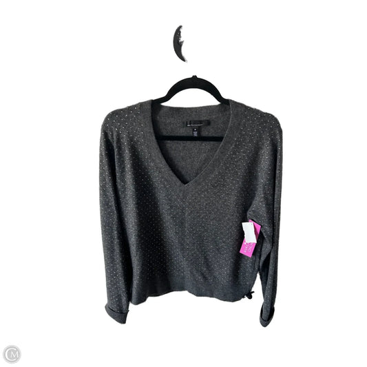 Sweater By White House Black Market In Grey & Silver, Size: M