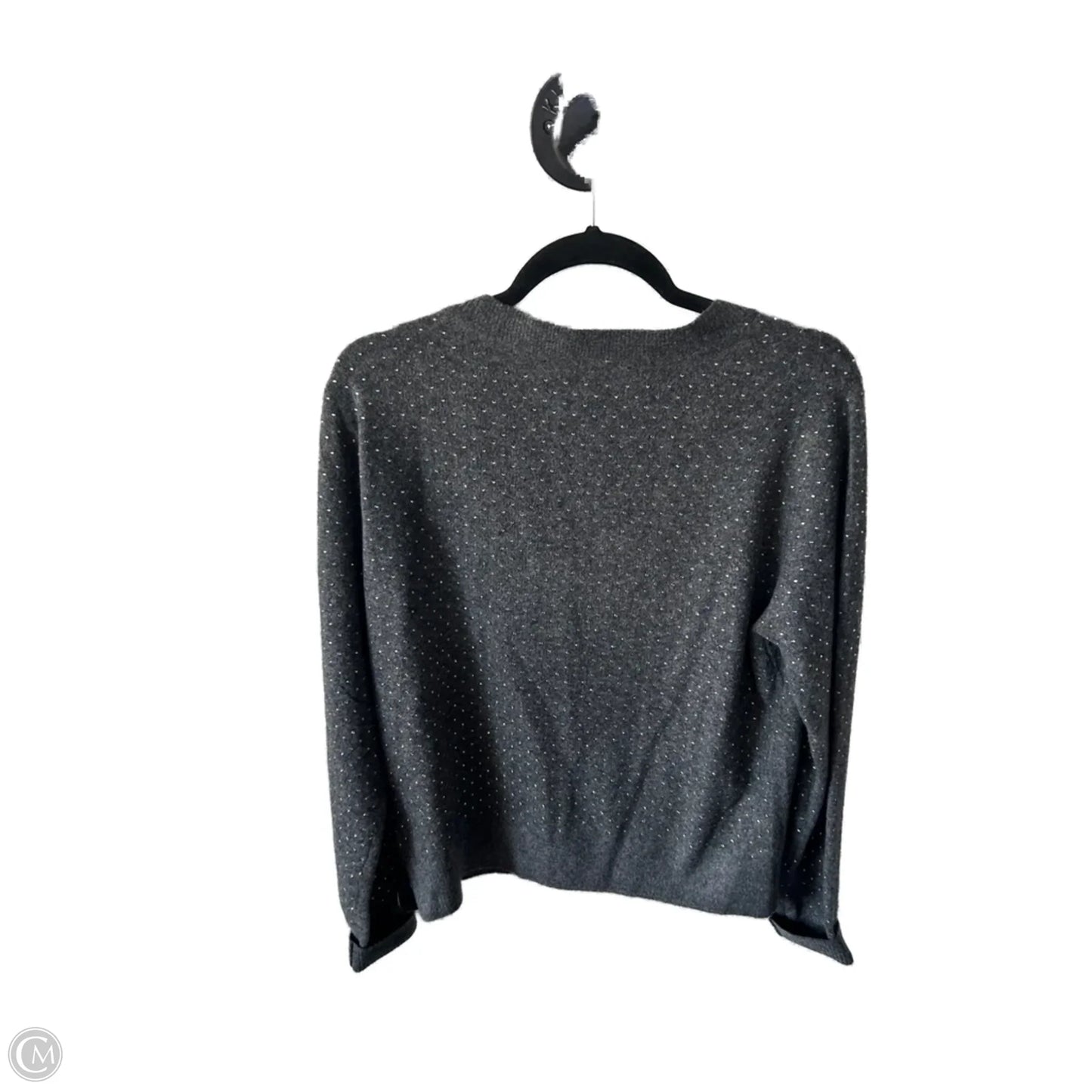 Sweater By White House Black Market In Grey & Silver, Size: M