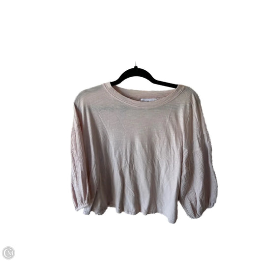 Top 3/4 Sleeve By Velvet In Pink, Size: S