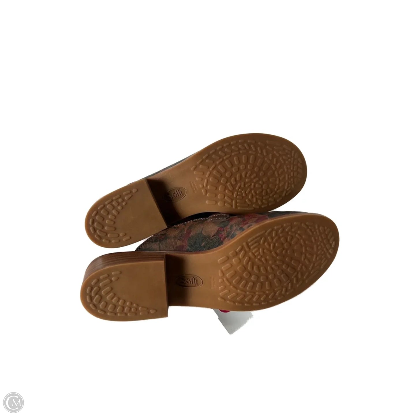 Shoes Flats By Sofft In Brown & Red, Size: 10