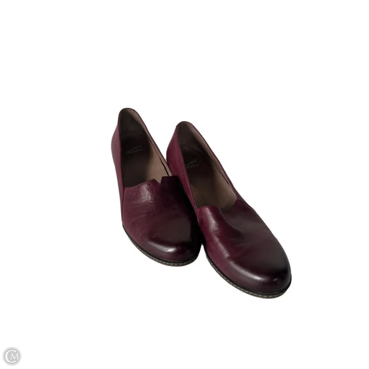 Shoes Heels Wedge By Dansko In Red, Size: 10.5