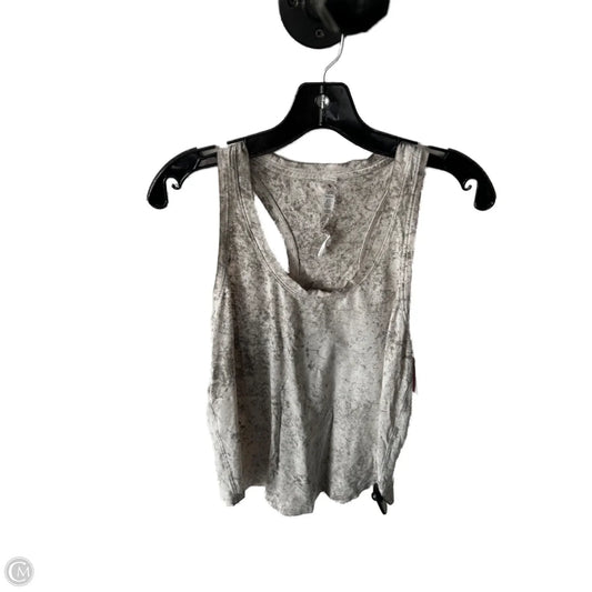 Athletic Tank Top By Lululemon In Grey & White, Size: S