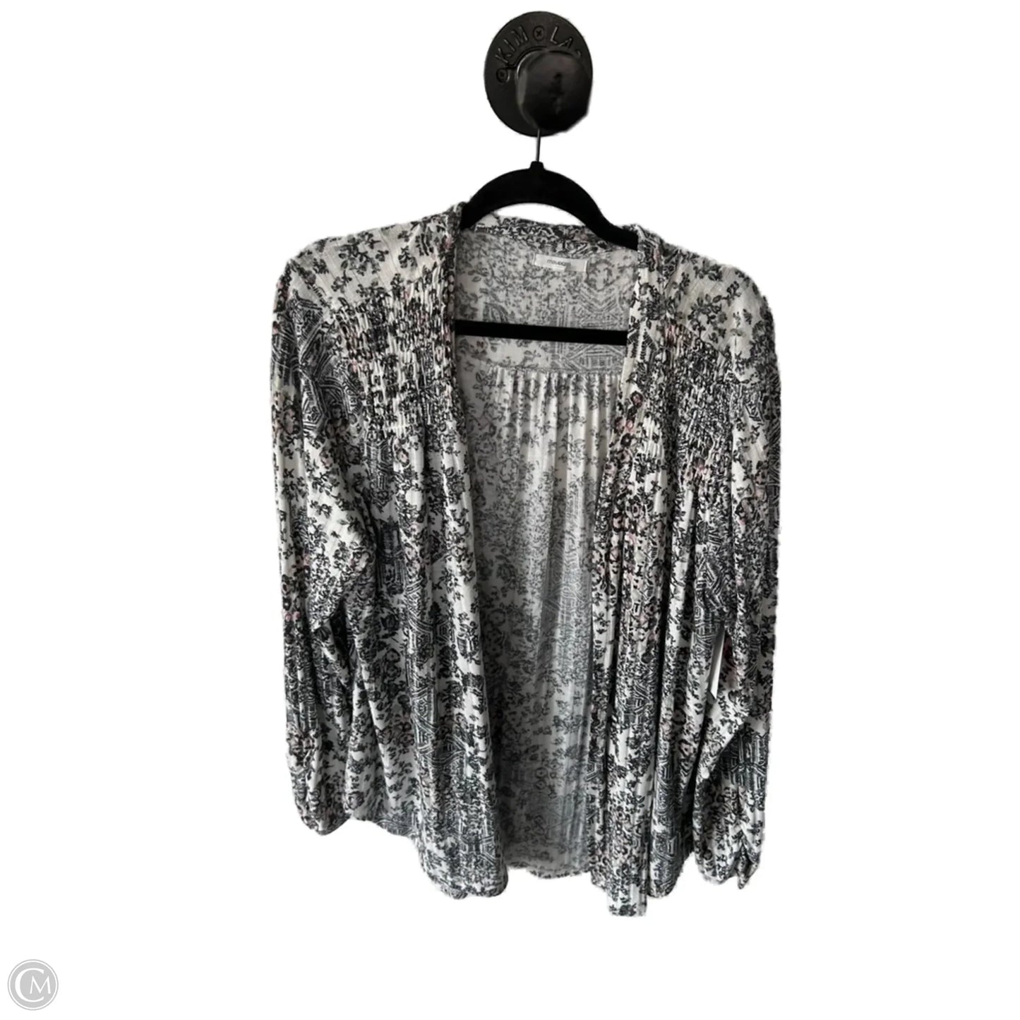 Cardigan By Maurices In Black & Cream, Size: Xxl