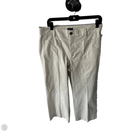 Pants Wide Leg By J. Crew In Cream, Size: 12p
