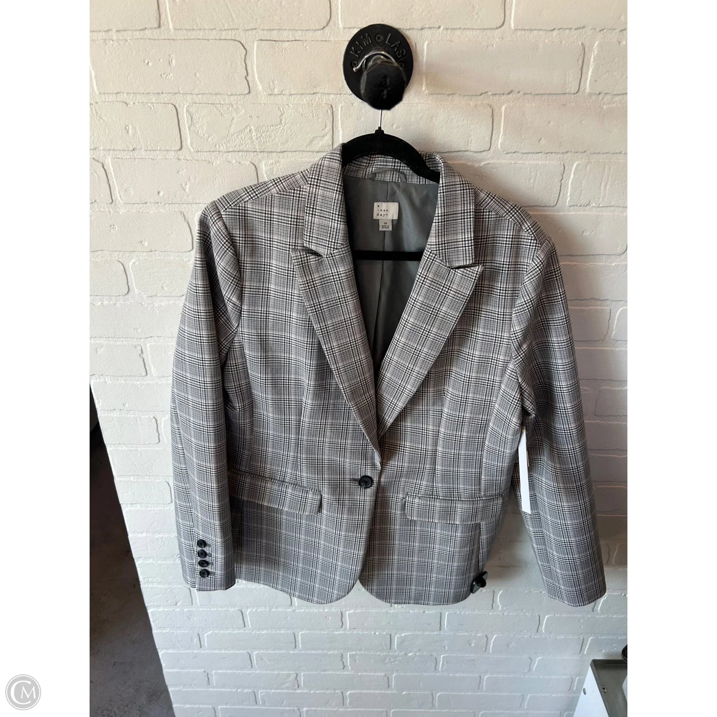 Blazer By A New Day In Black & White, Size: Xl