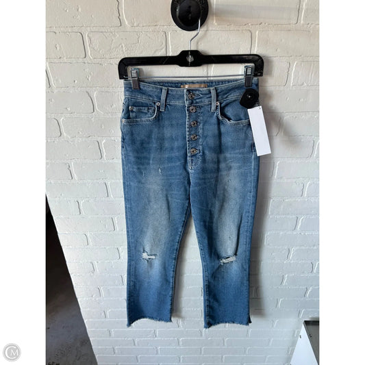 Jeans Straight By 7 For All Mankind In Blue Denim, Size: 4