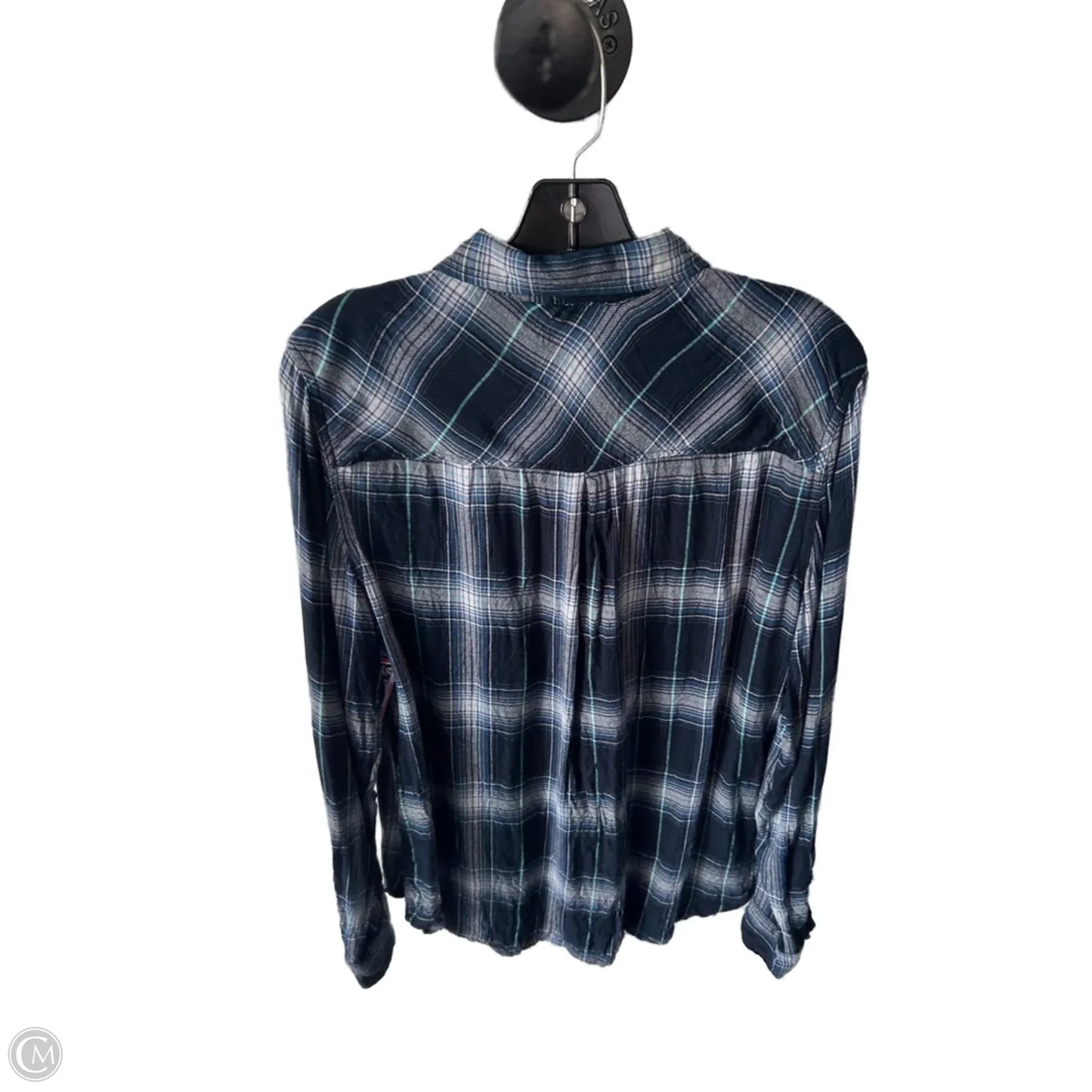 Top Long Sleeve By Lucky Brand In Blue, Size: L