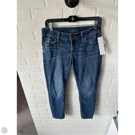 Jeans Skinny By Lucky Brand In Blue Denim, Size: 4