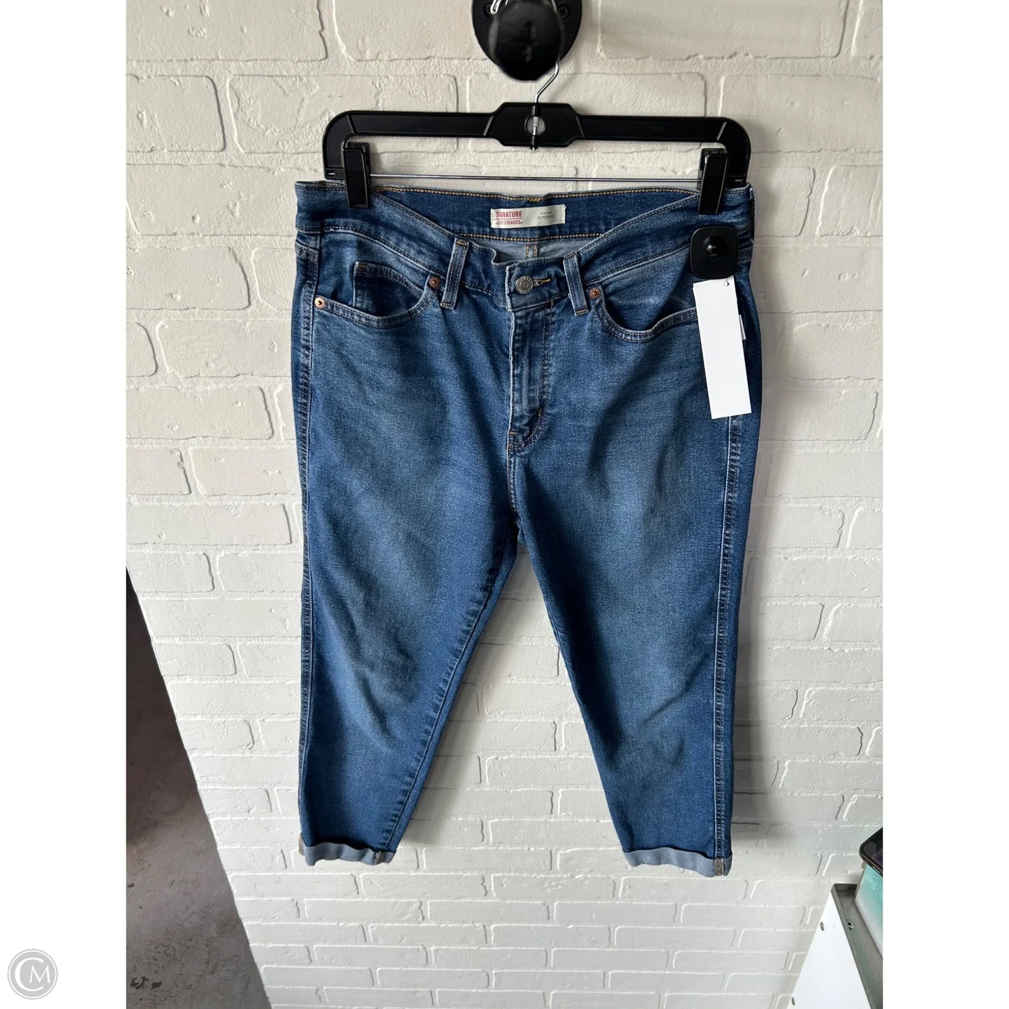 Jeans Boyfriend By Levis In Blue Denim, Size: 6