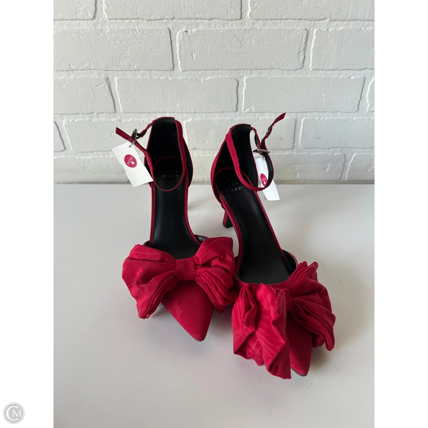 Shoes Heels Stiletto By A New Day In Red, Size: 8.5