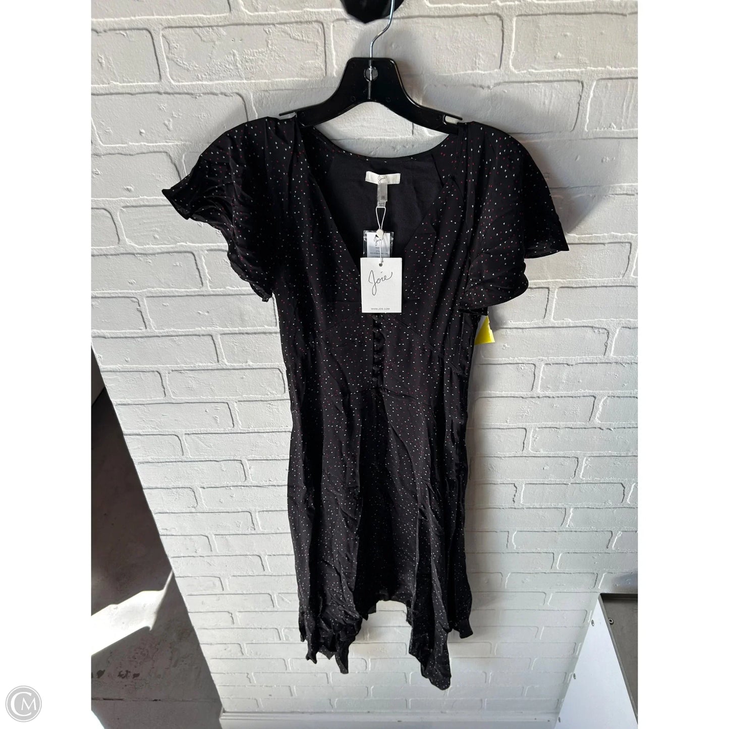 Dress Casual Midi By Joie In Black & Blue, Size: Xxs