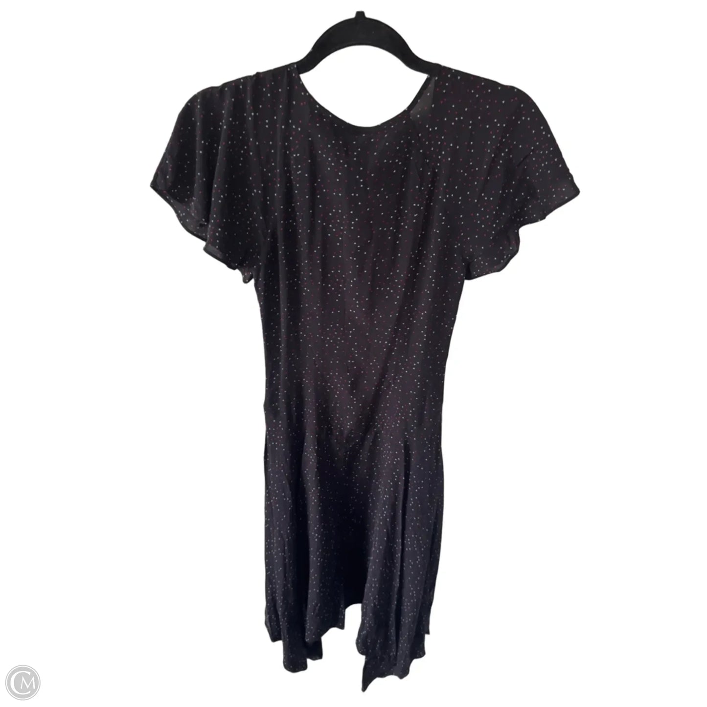 Dress Casual Midi By Joie In Black & Blue, Size: Xxs
