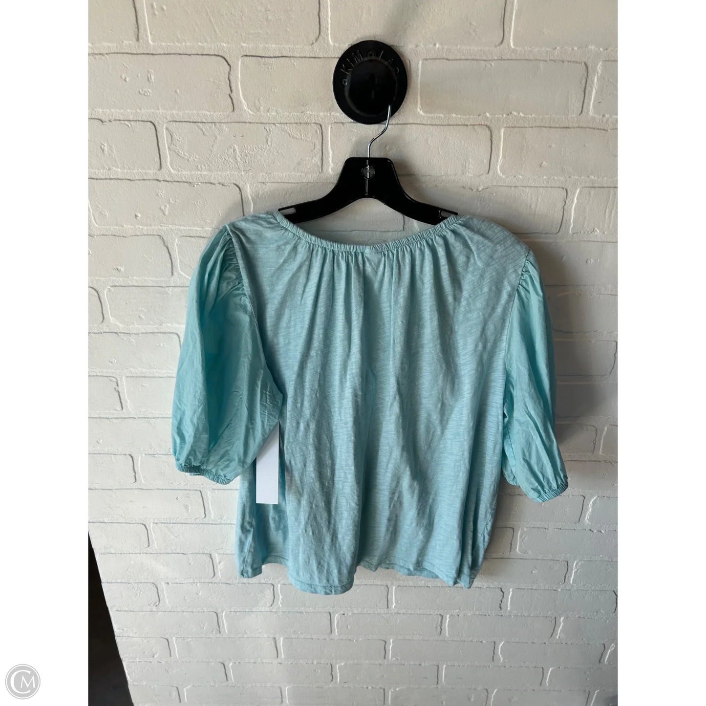 Top Short Sleeve By Old Navy In Blue & Brown, Size: L