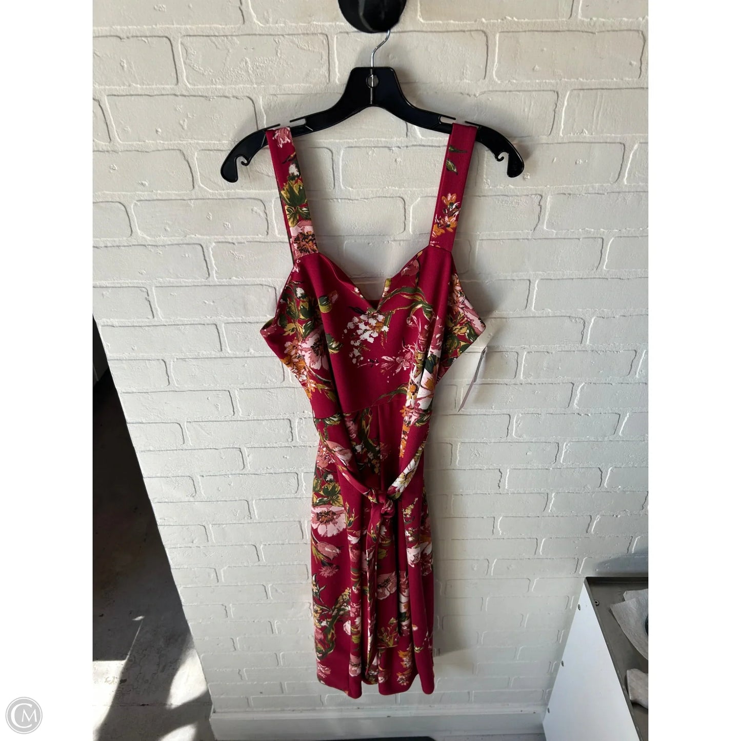 Jumpsuit By Xhilaration In Red & White, Size: Xl