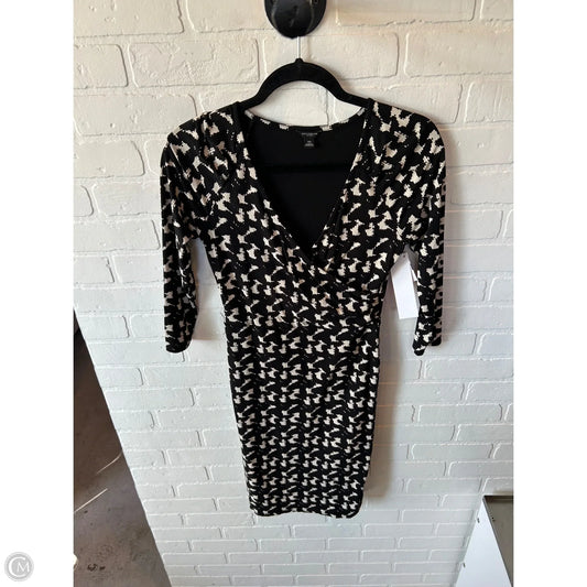 Dress Work By Ann Taylor In Black & Cream, Size: Xs