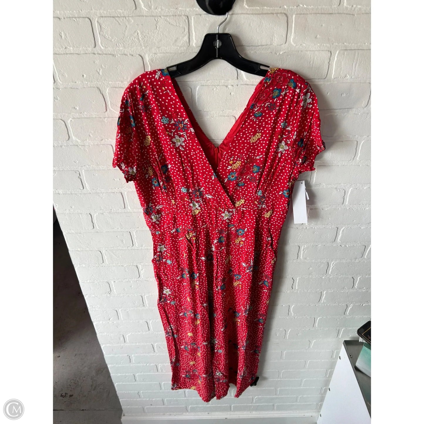 Jumpsuit By Cma In Red & White, Size: M