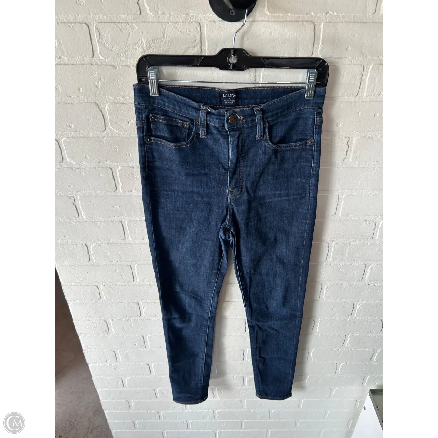 Jeans Skinny By J. Crew In Blue Denim, Size: 4