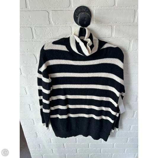Sweater By Express In Black & White, Size: Xs