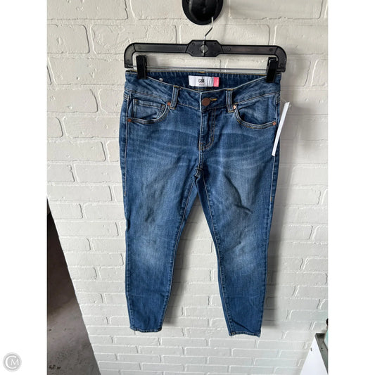 Jeans Skinny By Cabi In Blue Denim, Size: 2