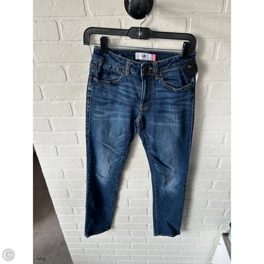 Jeans Straight By Cabi In Blue Denim, Size: 0