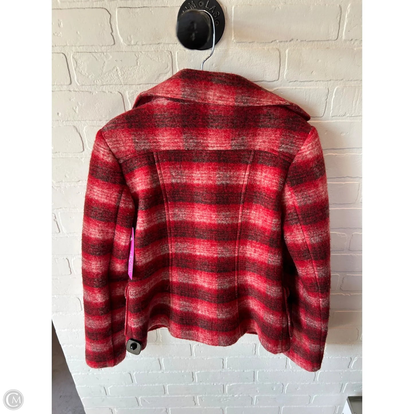 Coat Wool By Cmc In Red, Size: S