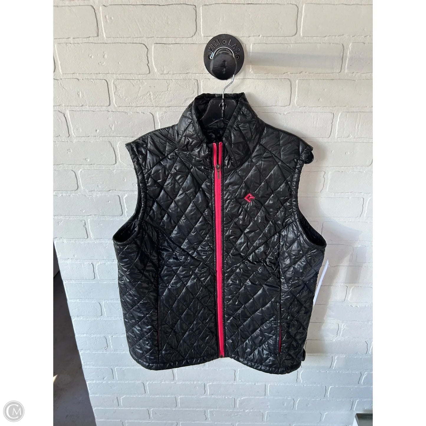 Vest Puffer & Quilted By Rock & Roll In Black, Size: Xl