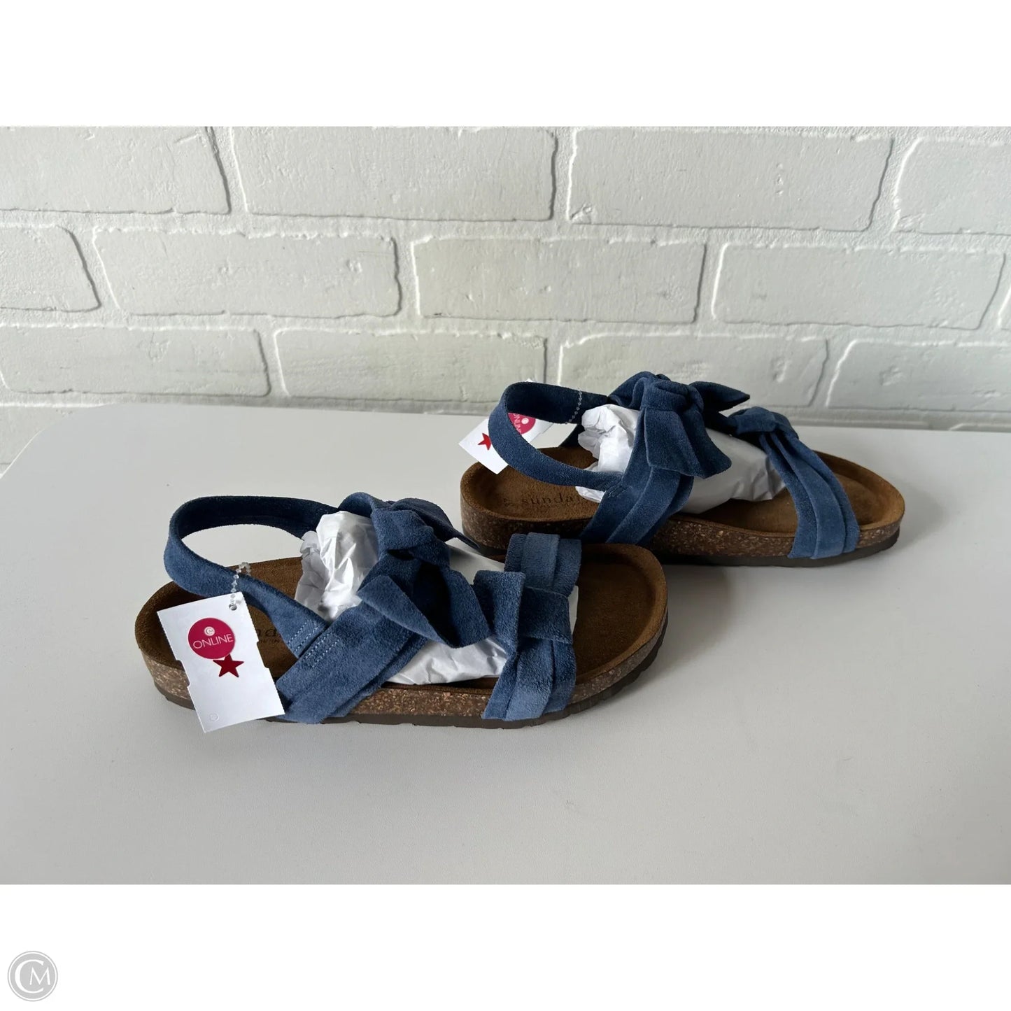 Sandals Flats By Sundance In Blue, Size: 6.5