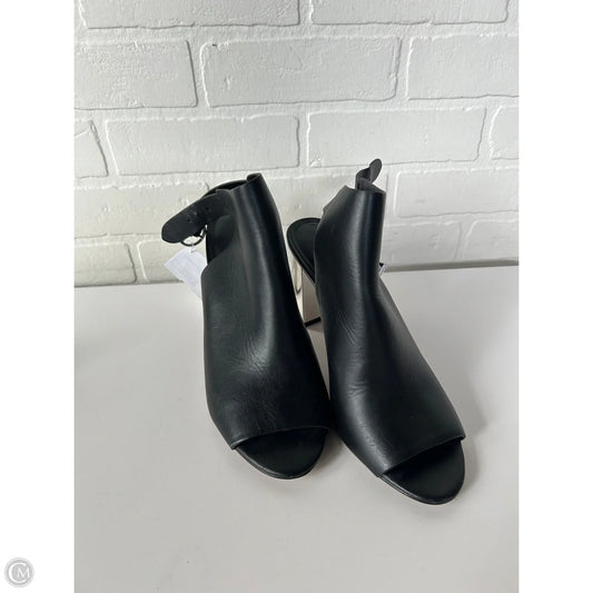 Sandals Heels Block By Banana Republic In Black, Size: 10