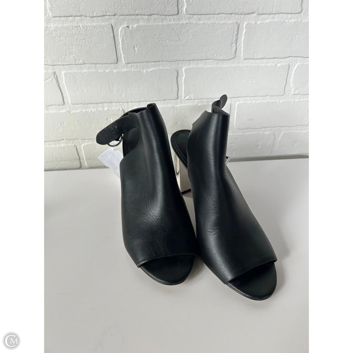 Sandals Heels Block By Banana Republic In Black, Size: 10