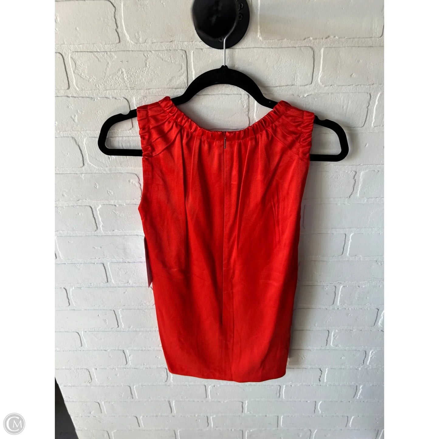Top Sleeveless By Hugo Boss In Orange, Size: 0