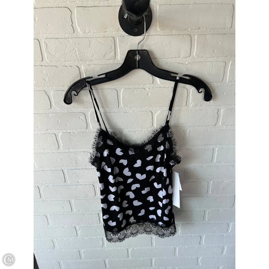 Top Cami By Michael By Michael Kors In Black & White, Size: Xxs