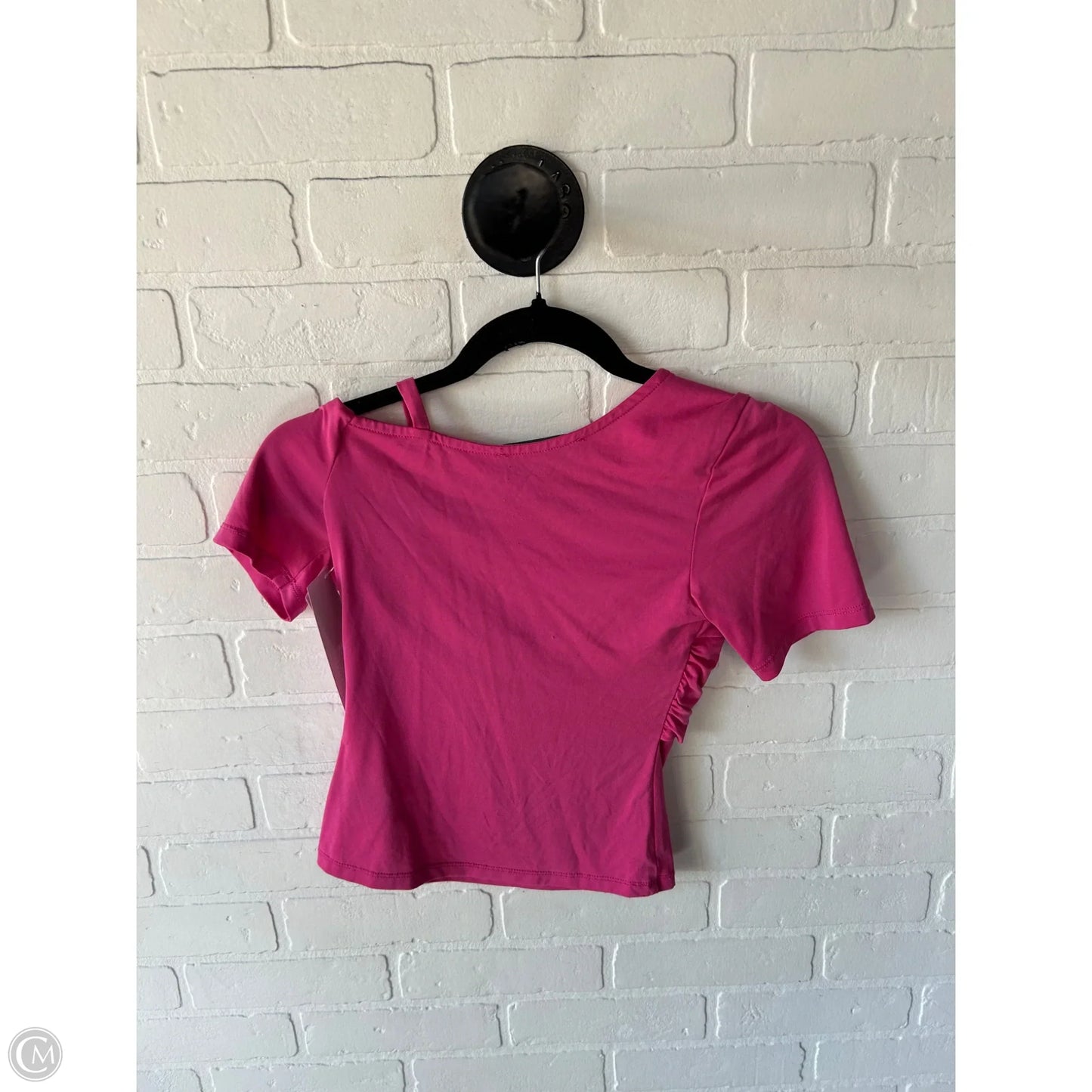 Top Short Sleeve By Anthropologie In Pink, Size: Xxs