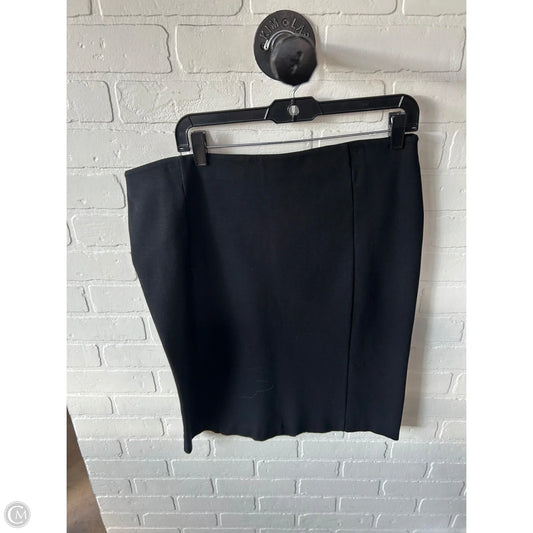 Skirt Midi By Ann Taylor In Black, Size: 14