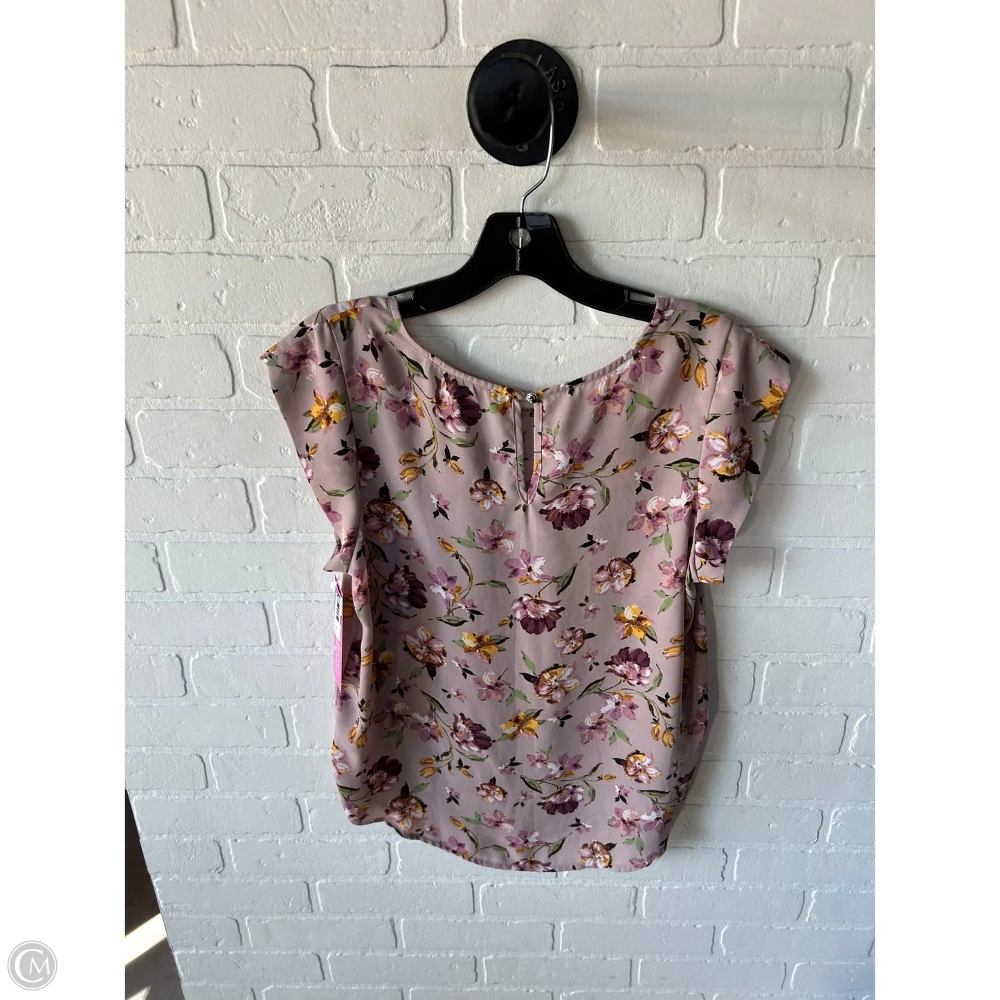 Top Sleeveless By Alice Blue In Purple & Yellow, Size: Mp