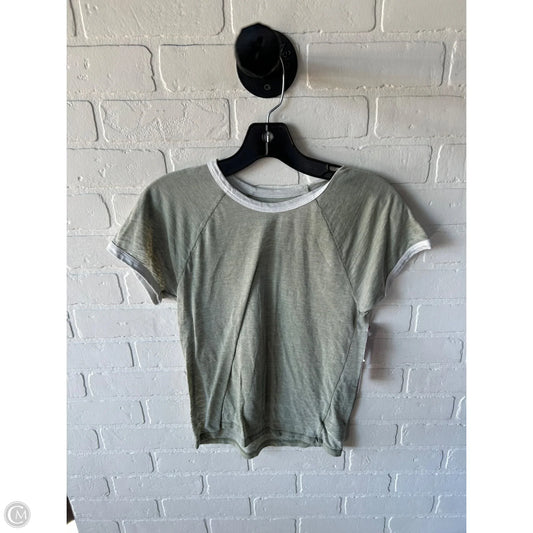 Top Sleeveless Basic By American Eagle In Green & White, Size: Xs