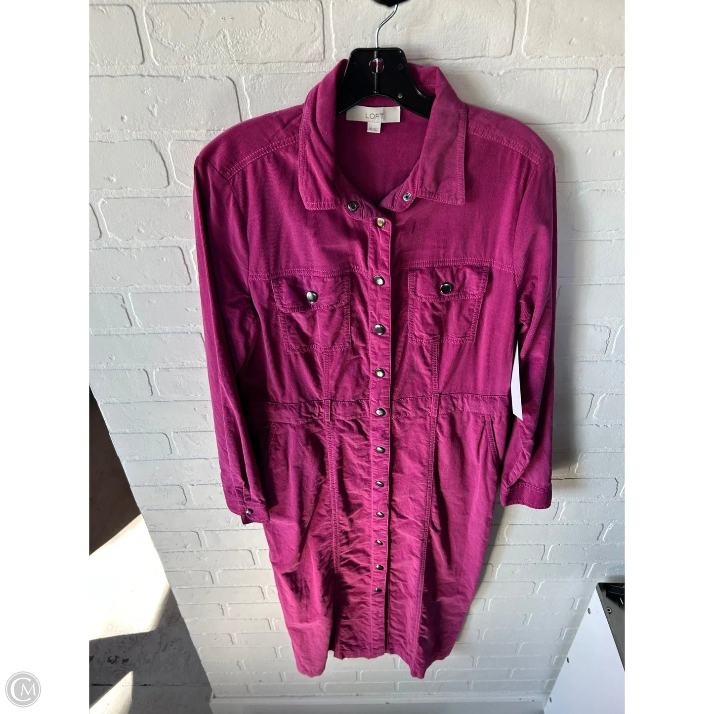 Dress Casual Maxi By Loft In Pink, Size: M