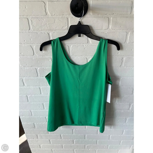Top Sleeveless By Chicos In Green, Size: L