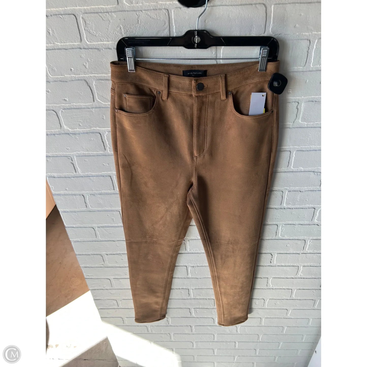 Jeans Skinny By Ann Taylor In Brown, Size: 10